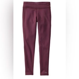 LL Bean Women's PrimaLoft ThermaStretch Fleece Pocket Tights, Mid-Rise